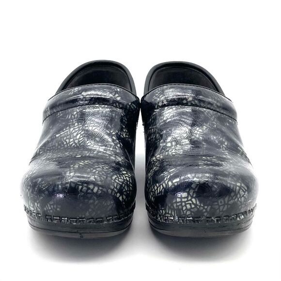 Dansko Professional Clogs Metallic Iridescent Snakeskin Print Size 37 | 6.5-7 - Picture 12 of 16